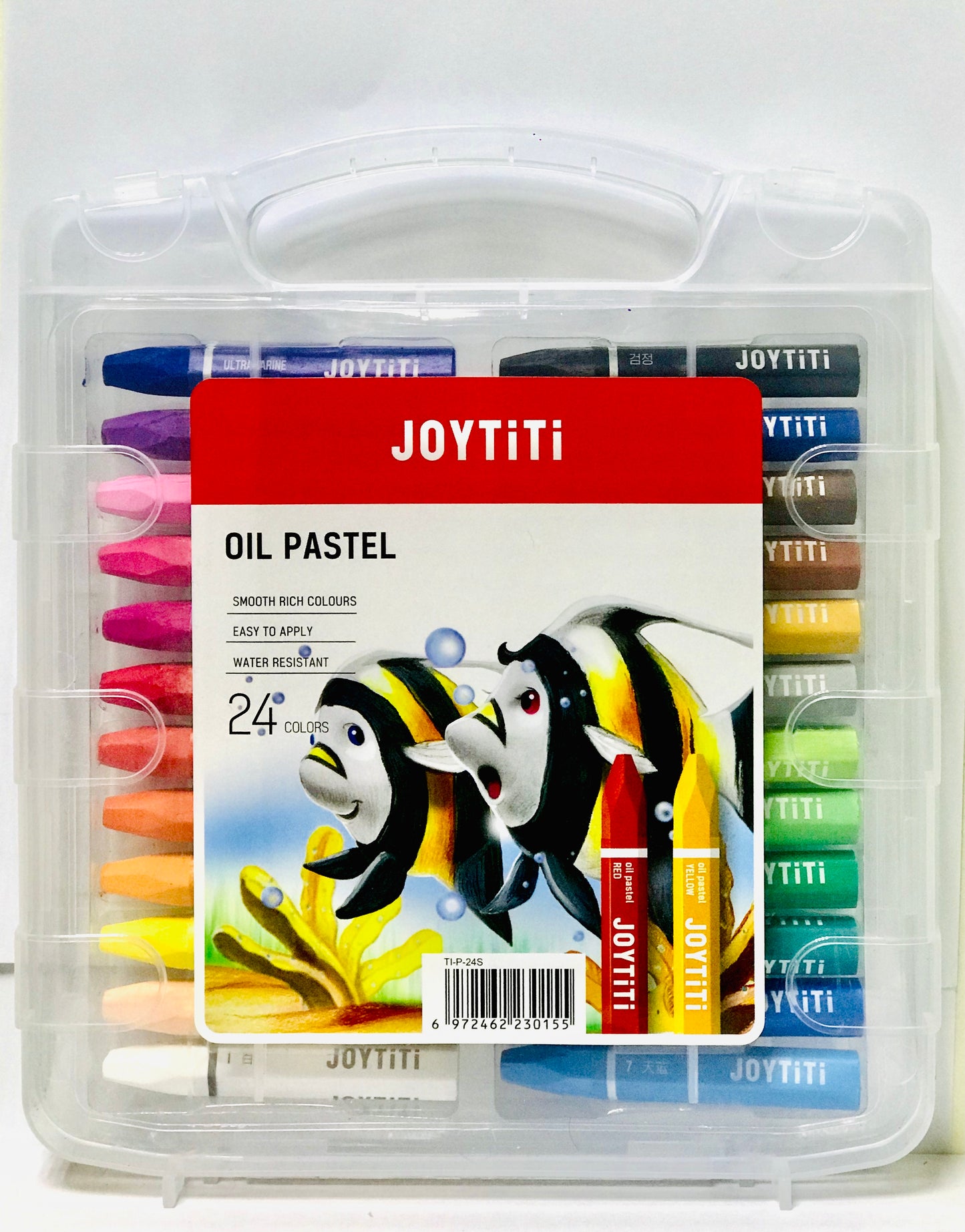 JOYTITI-OIL PASTEL 24 ASSORTED COLOURS
