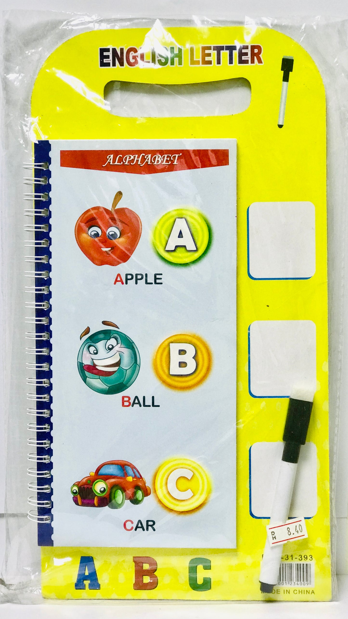 ENGLISH LETTER BOARD WITH ALPHABET BOOK