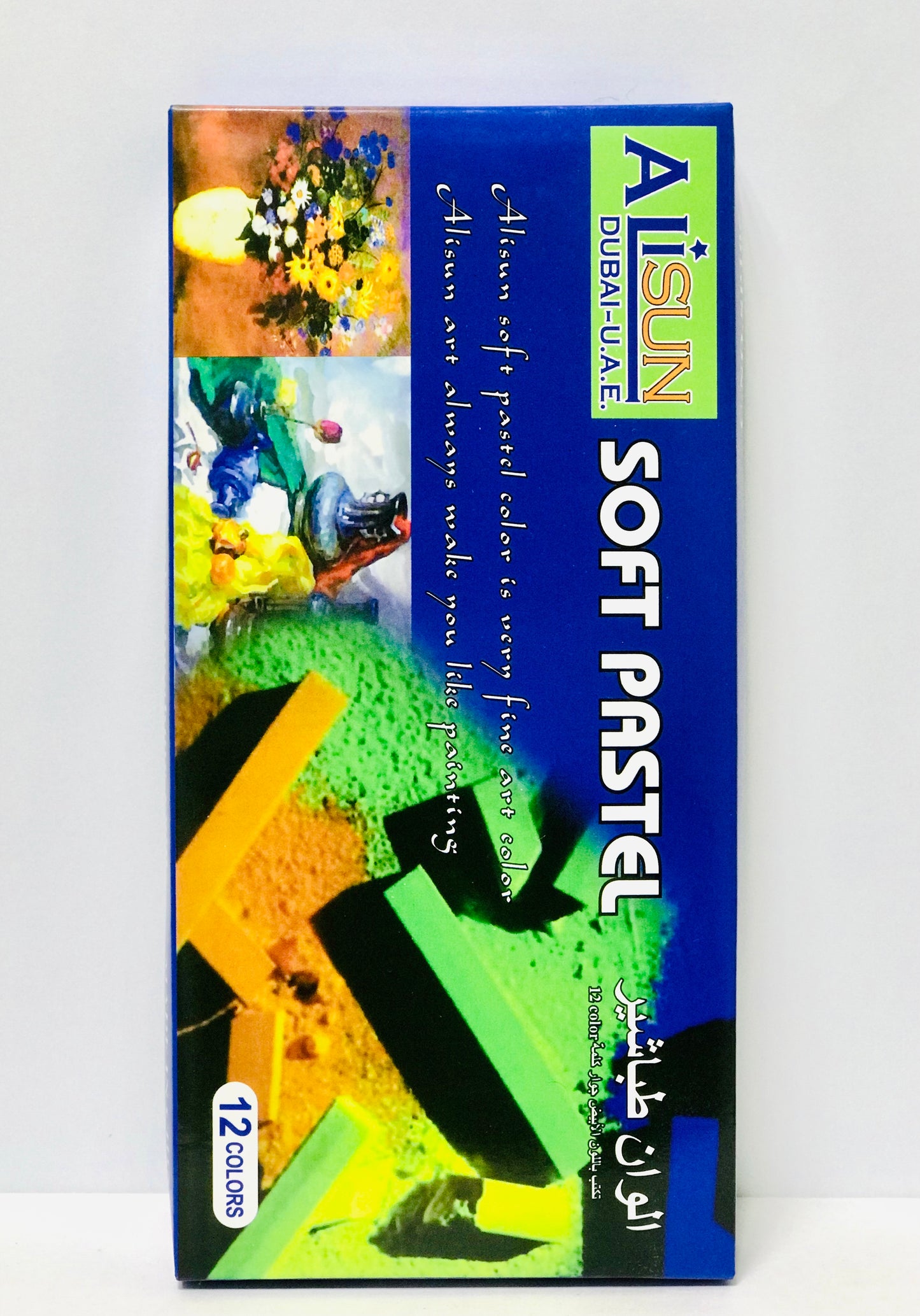 ALI SUN- SOFT PASTEL, 12 ASSORTED COLORS