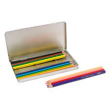 Color Peps Pencils Tattoo Metal Box Multicolour