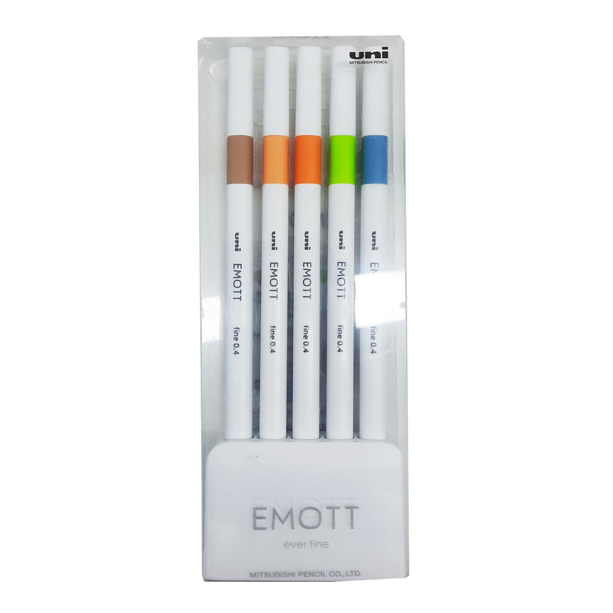 Uniball Emott 0.4 Fineliner 5 Color Set No.6 from najmaonline.com Art & Craft pens Abu Dhabi, Dubai - UAE