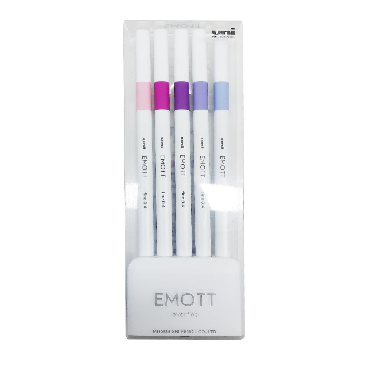 Uniball Emott 0.4 Fineliner 5 Color Set No.7 from najmaonline.com Art & Craft pens Abu Dhabi, Dubai - UAE