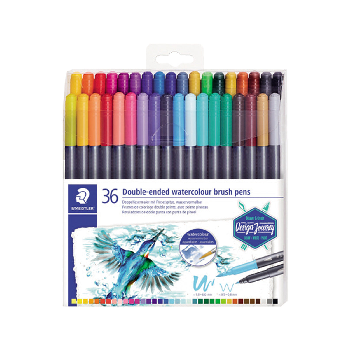 Staedtler Double-end Fiber-tip -36 Color Set