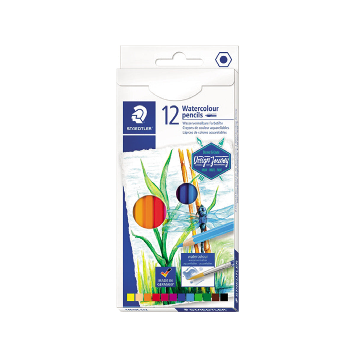 Staedtler New Watercolor Pencils -12 Colors Set