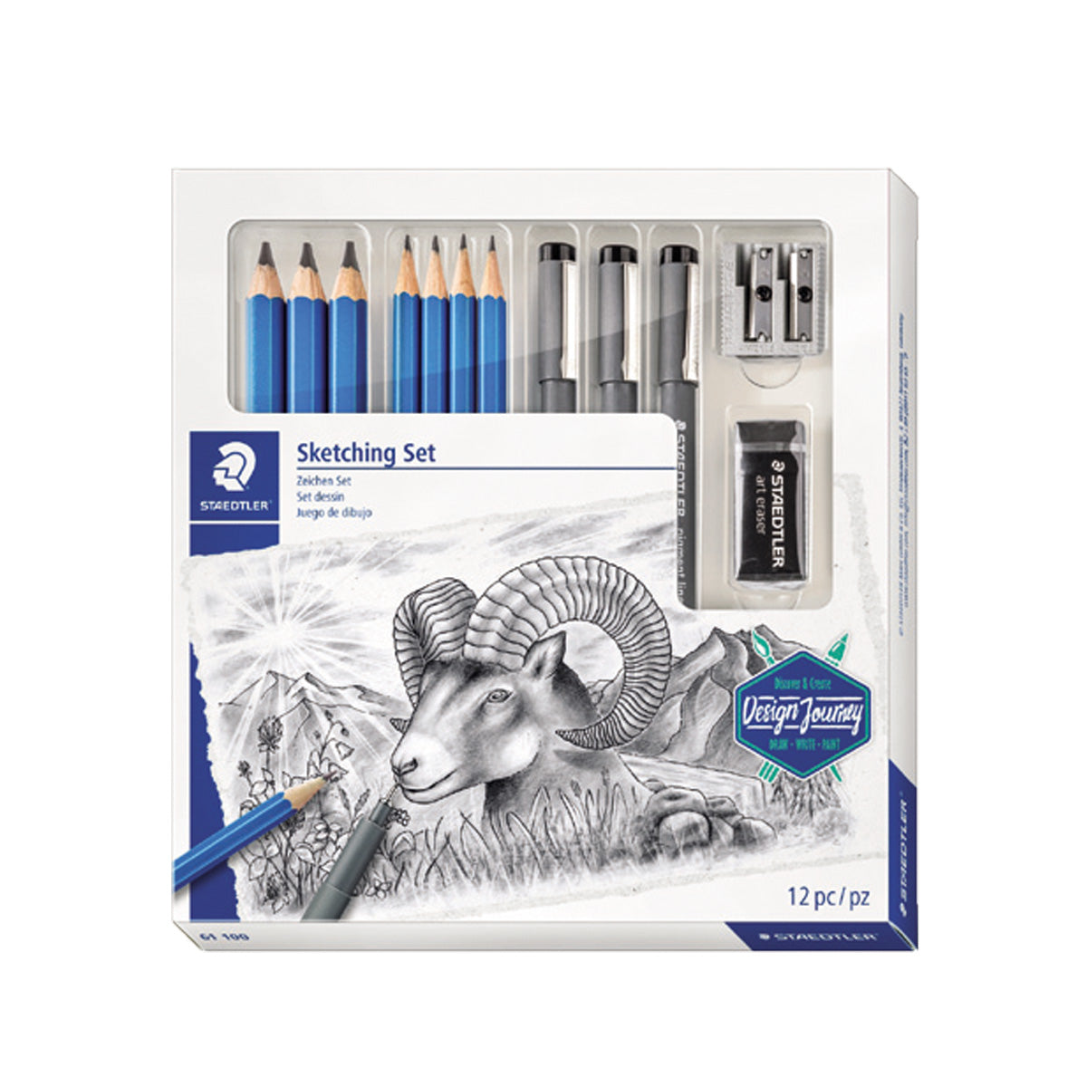 Staedtler Sketching Combo Set of Pencils & Pigment Liners