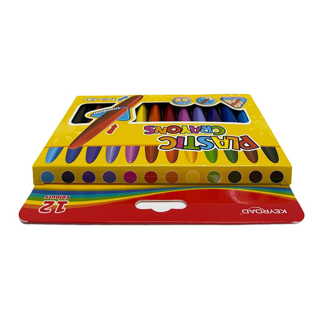 Keyroad Crayon Color Plastic Pak 12 Colors