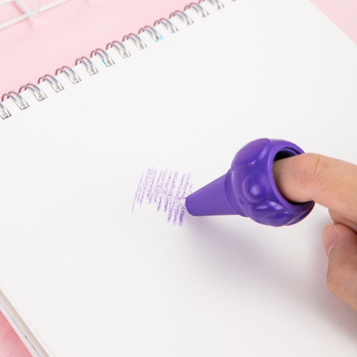 DELI FINGER CRAYON 6 COLOURS