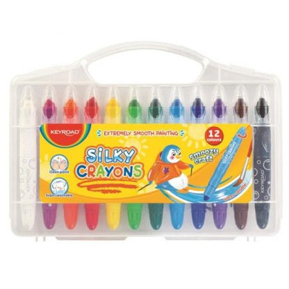 GEL CRAYONS EYROAD SMOOZY CRAFT, 12 PCS, WASHABLE, BOX, COLOR MIX