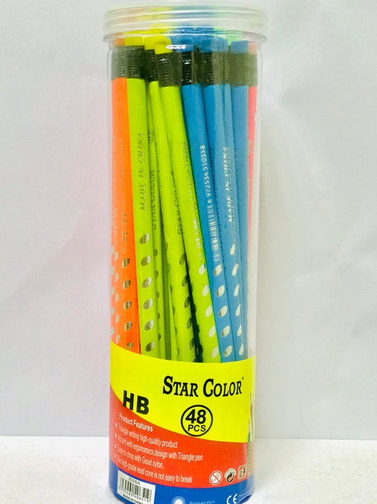 STAR COLOR PENCIL,48 ASSORTED COLORS