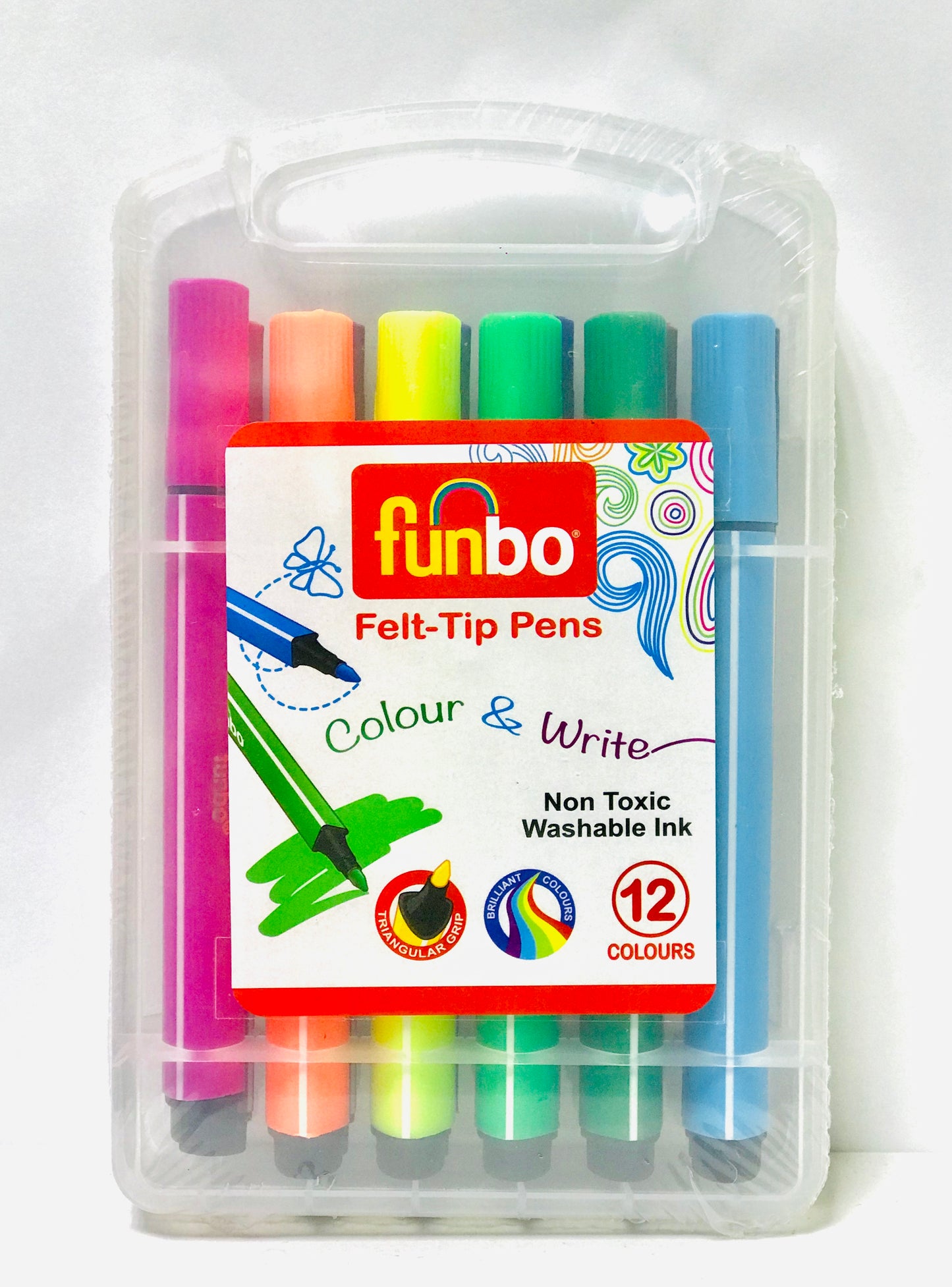 FUNBO_WASHABLE FELT-TIP PENS