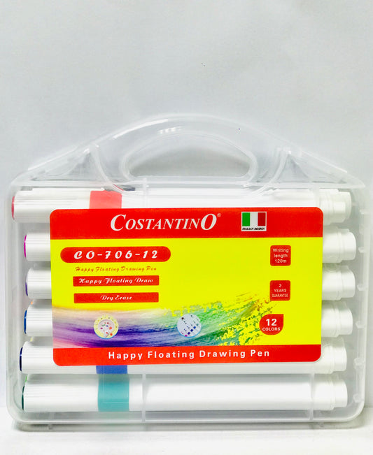 COSTANTINO_HAPPY FLOATING DRAWING PEN,12 ASSORTED COLORS