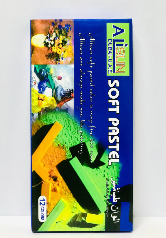 ALI SUN- SOFT PASTEL, 12 ASSORTED COLORS