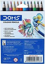 Doms Colour Pencils 12 Shades