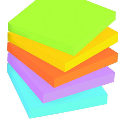 3M Colored Super Sticky Notes - 3x3 pads