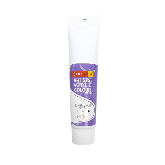 Camel Acrylic Color 023 Brilliant Purple - 120ml from najmaonline.com Abu dhabi, Dubai - UAE
