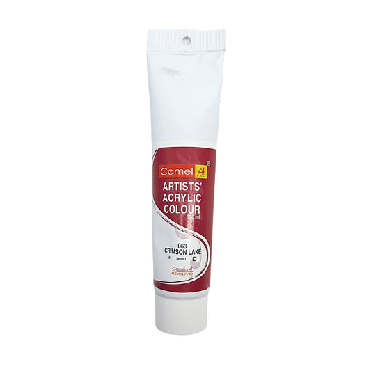 Camel Acrylic Color 063 Crimsom Lake - 120ml from najmaonline.com Abu Dhabi, Dubai - UAE