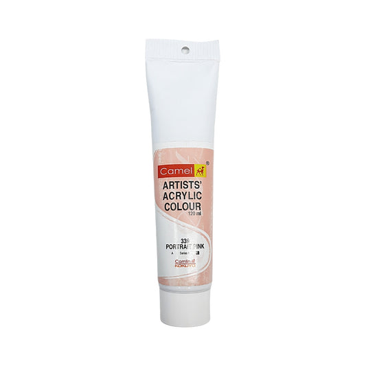 Camel Acrylic Color 339 Portrait Pink - 120ml Avrylic Pant tube from najmaonline.com Abu dhabi, Dubai - UAE