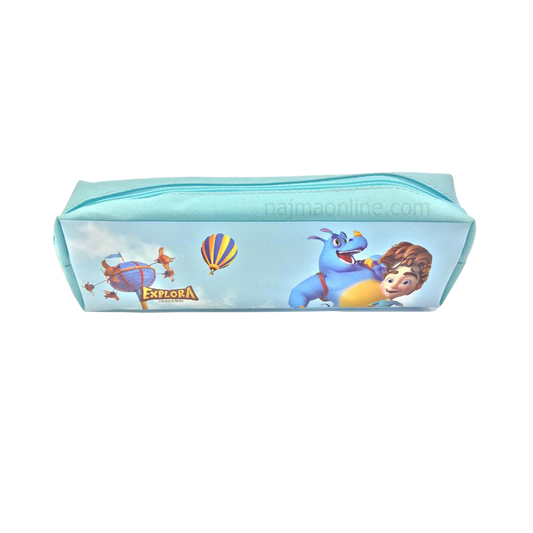 Blue Color Explora Pencil Case