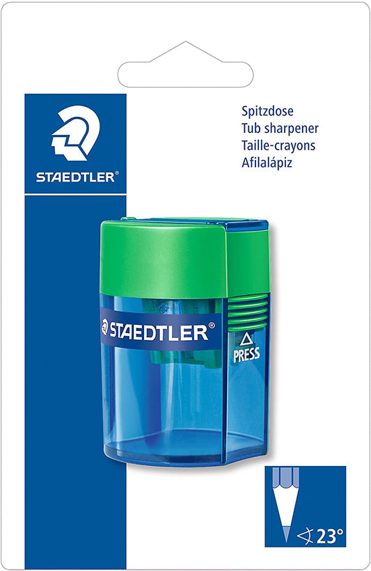 Multicolor Staedtler Round Tub Single Sharpener 511 006