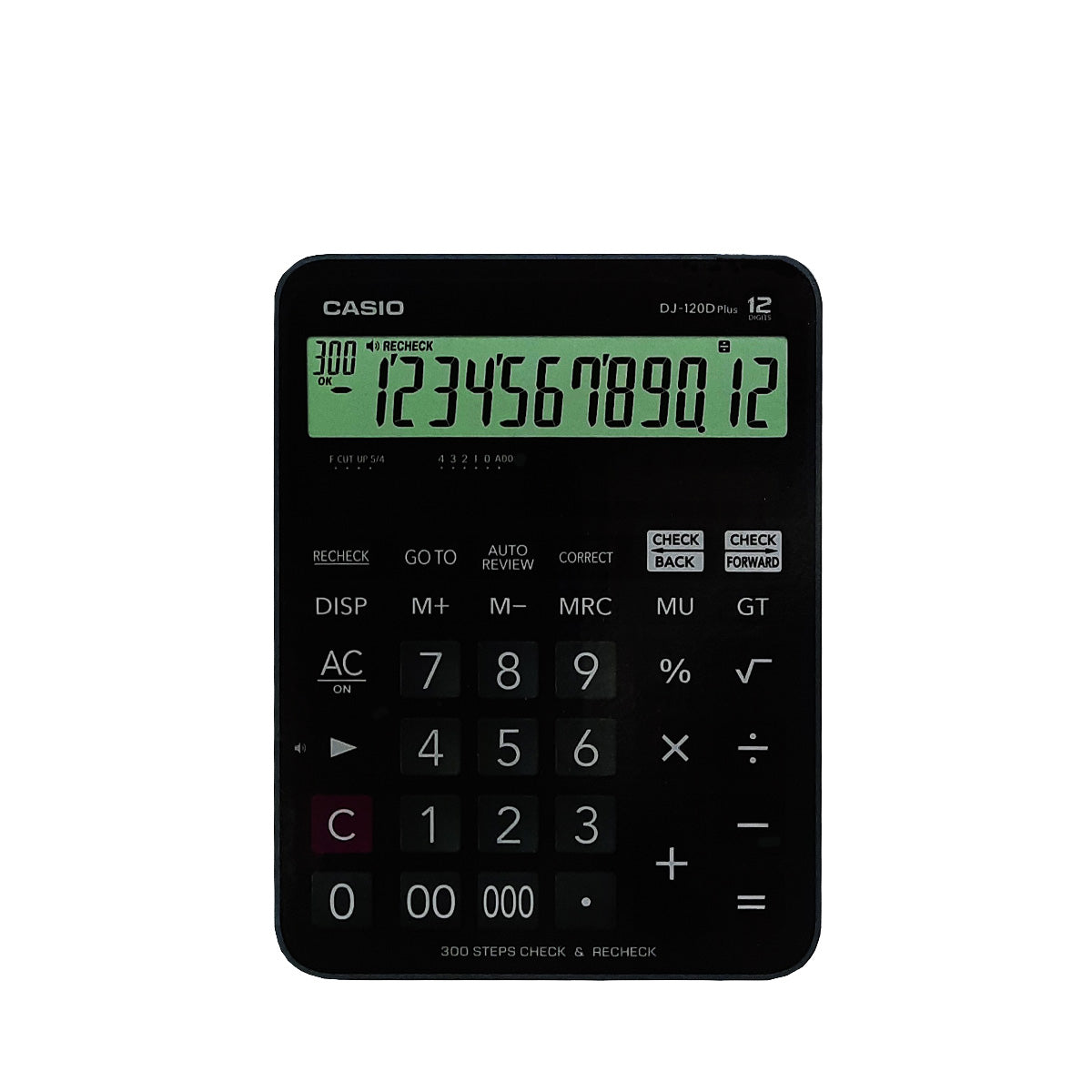 Casio DJ-120 Plus Check & Recheck Black Calculator from najmaonline.com Abu dhabi, Dubai - UAE