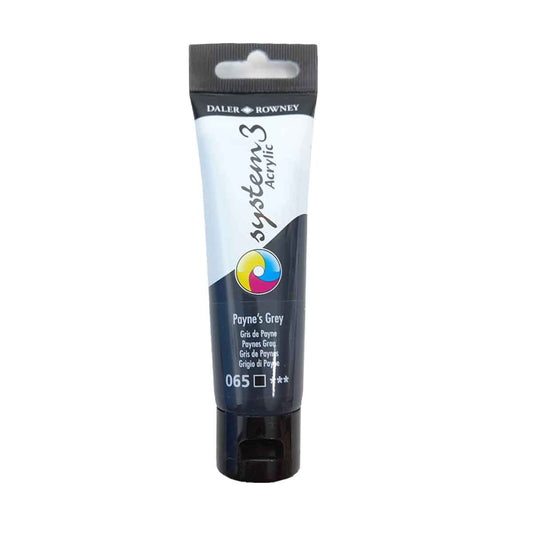 Acrylic Paint Supplies in abu dhabi, dubai - UAE, from najmaonline.com | Daler Rowney System3 Acrylic Paint Mars Black 036