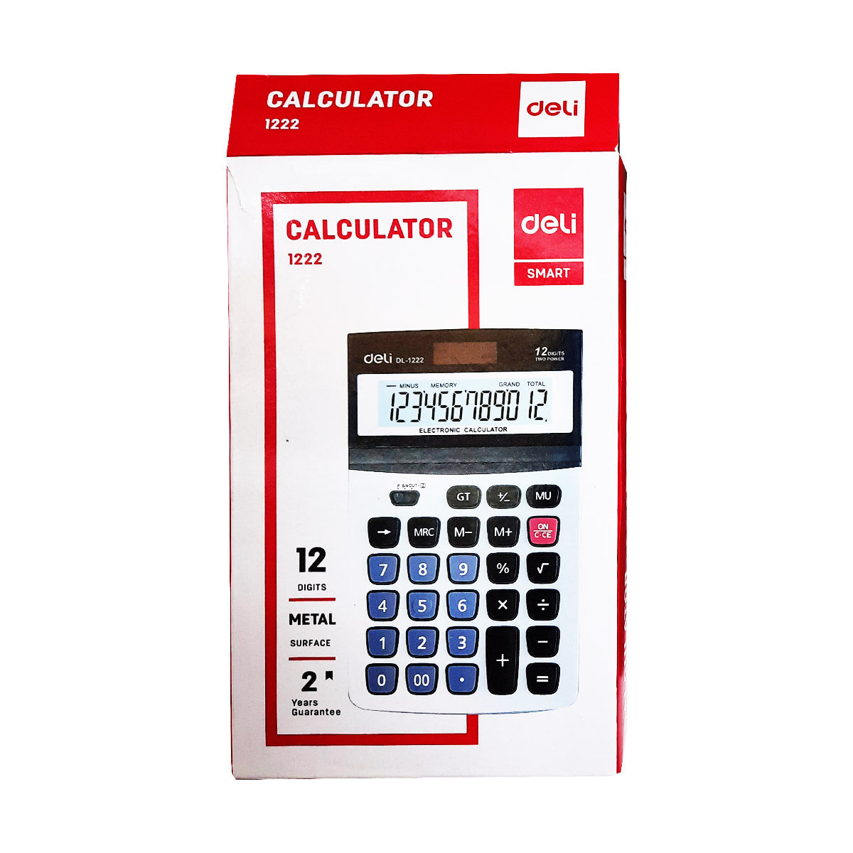 Deli DL1222 Metal Surface Financial Calculator from najmaonline Calculator Abu dhabi, Dubai, UAE