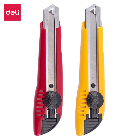 Deli E2043 Cutting Knife with BIG Cutter Rotary Lock