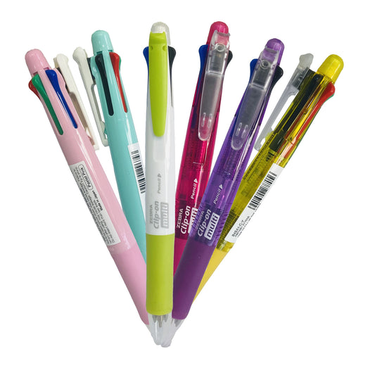 Zebra Clip on multi 4-Color pen and pencil (5 in 1)