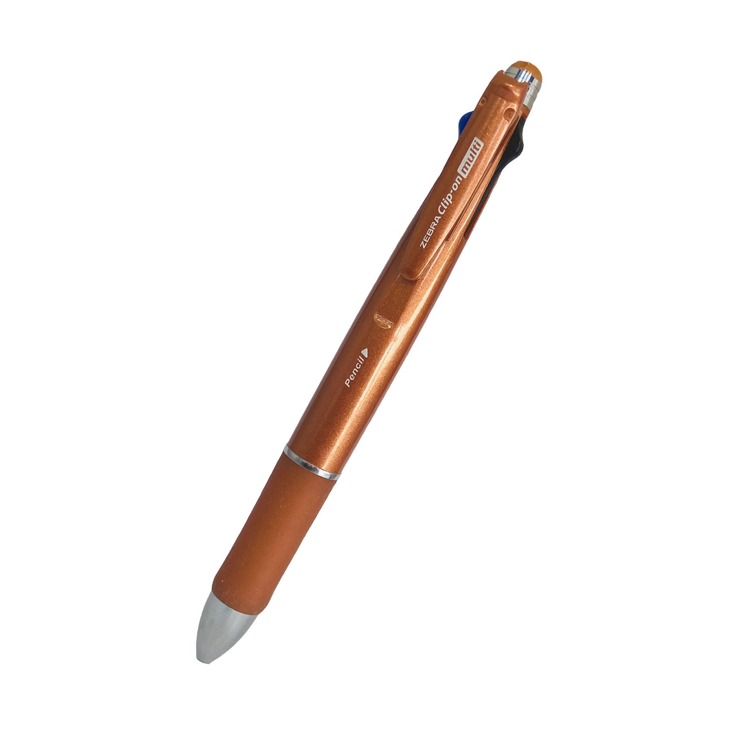 Zebra Clip on multi 4-Color pen and pencil (5 in 1) metal body
