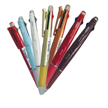 Zebra Clip on multi 4-Color pen and pencil (5 in 1) metal body
