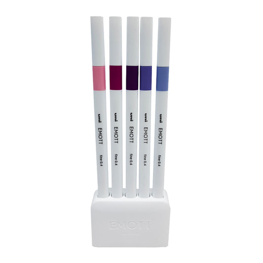 Uniball Emott 0.4 Fineliner 5 Color Set No.7 from najmaonline.com Art & Craft pens Abu Dhabi, Dubai - UAE