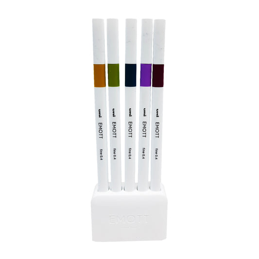 Uniball Emott 0.4 Fineliner 5 Color Set No.8 from najmaonline.com Art & Craft pens Abu Dhabi, Dubai - UAE