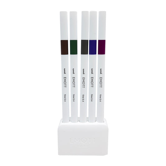 Uniball Emott 0.4 Fineliner 5 Color Set No.3 from najmaonline.com Art & Craft pens Abu Dhabi, Dubai - UAE