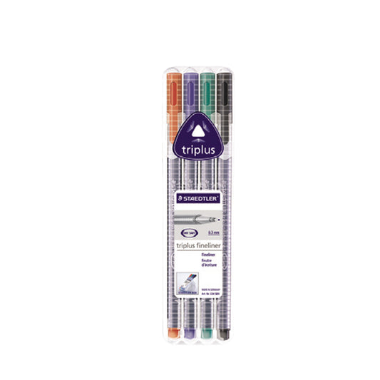 Staedtler Triplus Fineliner 4 Color Pen Set