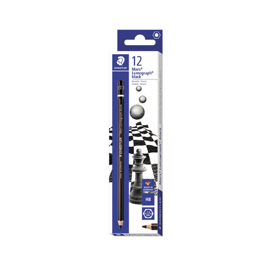 Staedtler New Black Artist Pencils -Pack of 12