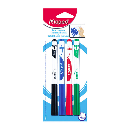 Maped Whiteboard Marker -4 Color Set