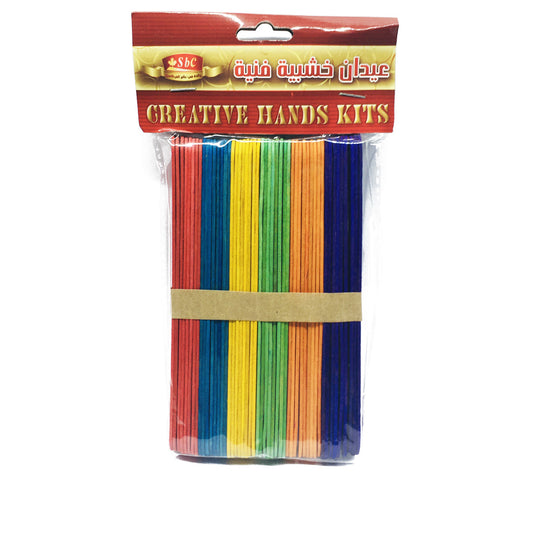 Mixed Color Popsicle Sticks  For Best Price in Abu Dhabi