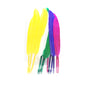 Mixed Colored Feathers