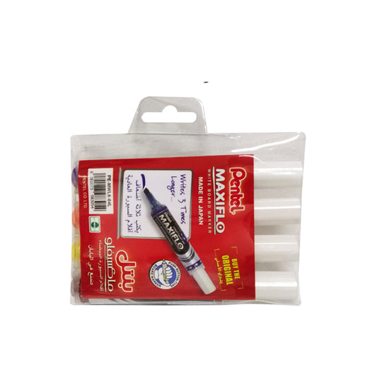 Shop Pentel Whiteboard Marker -Maxiflo 4 Color Set  MWL6-04L online in Abu Dhabi, UAE