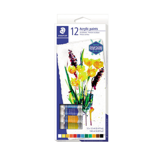 Staedtler Acrylic Paints -12 Color Set