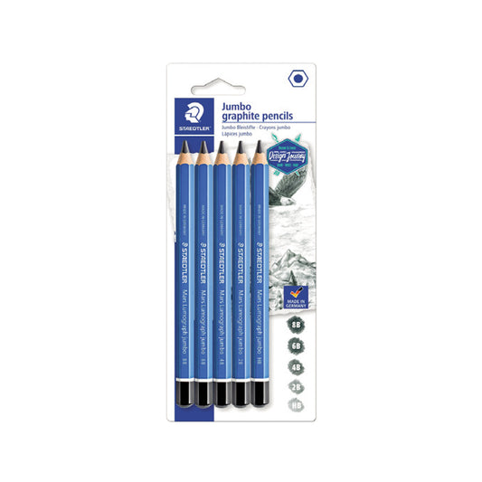 Staedtler Artist Jumbo Drawing Pencils - Pack of 5