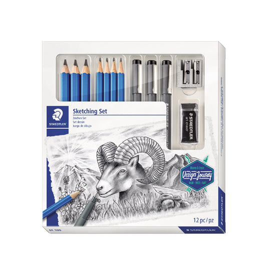 Staedtler Sketching Combo Set of Pencils & Pigment Liners