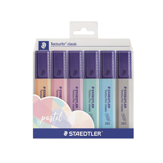 Staedtler Textsurfer Highlighters 6 Vintage Color Set (ST-364-CWP6)