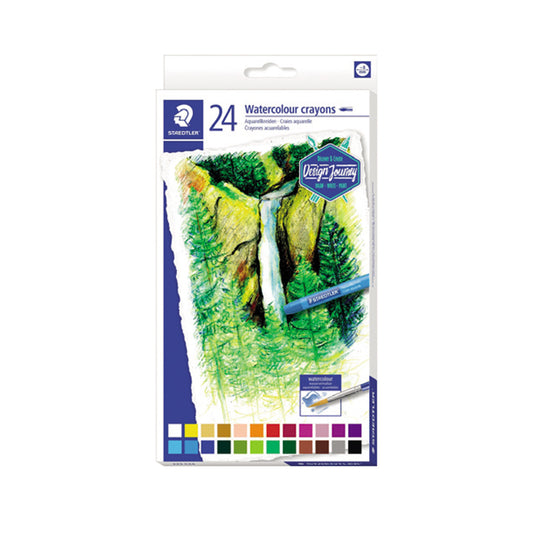 Staedtler Watercolor Crayons -24 Colors Set