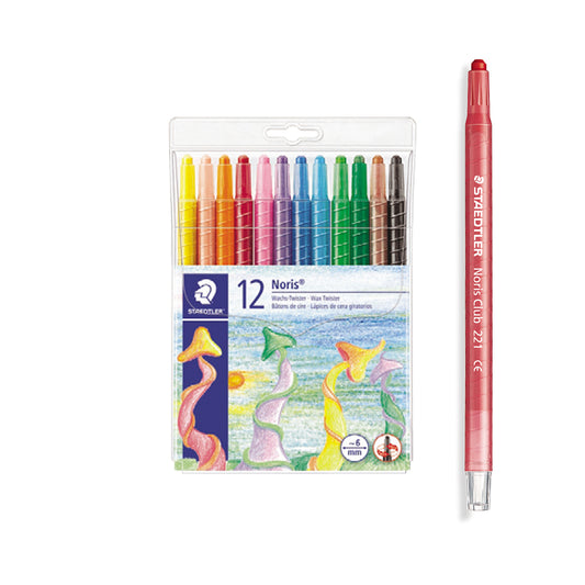 Staedtler Wax Twister -12 Color Set
