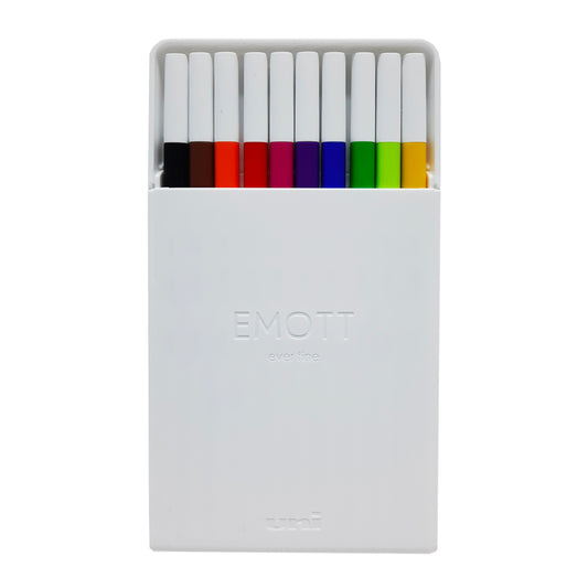 Uniball Emott 0.4 Fineliner 10 Color Set No.1 from najmaonline.com Abu Dhabi, Dubai - UAE