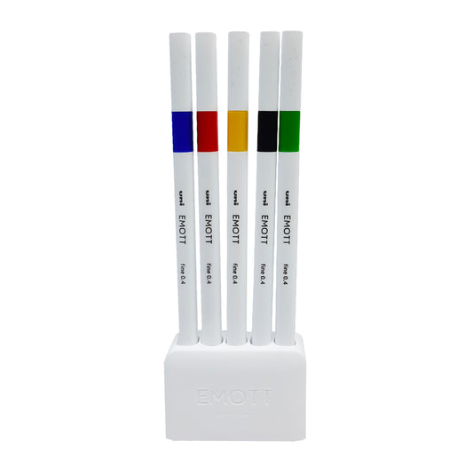 Uniball Emott 0.4 Fineliner 5 Color Set No.1